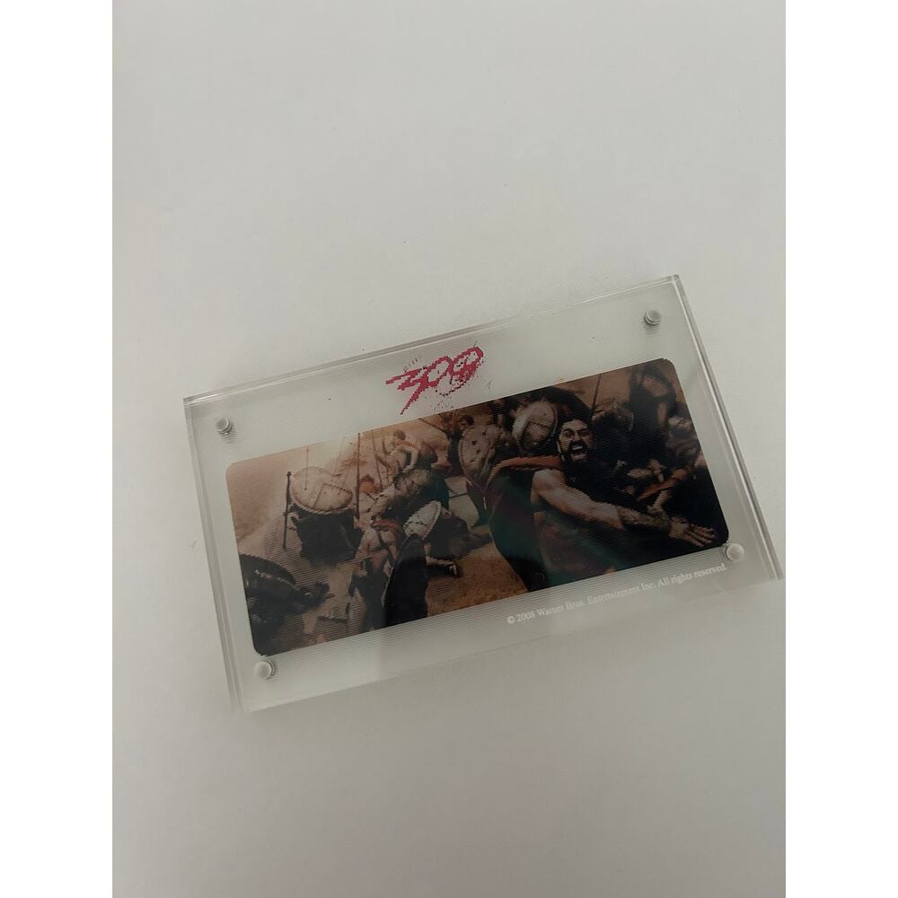 2008 Warner Bros Spartan Lenticular Photo